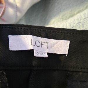 LOFT Black Stylish Bottoms for Everyday Wear